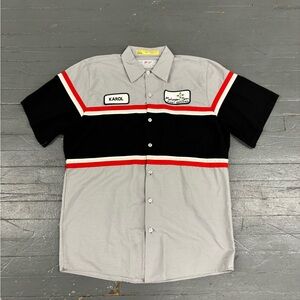 Vintage red kap Mohegan sun fleet services workwear shirt